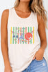 Bikini Summer Vibes Comfort Colors Cotton Tank Top