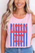 Red American Honey Energy Comfort Colors Cotton Tank Top