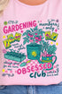 Gardening Club Comfort Colors Cotton Tank Top