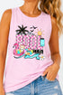 Livin The Pool Life Comfort Colors Cotton Tank Top