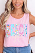 Saltwater Sweetheart Beach Comfort Colors Cotton Tank Top