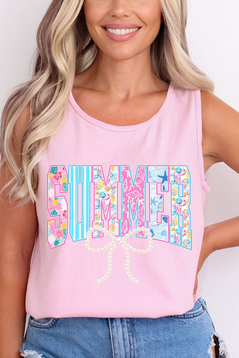 Saltwater Sweetheart Summer Comfort Colors Cotton Tank Top