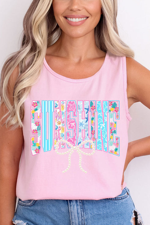 Saltwater Sweetheart Sunshine Comfort Colors Cotton Tank Top
