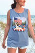 Chill The Fourth Out Comfort Colors Cotton Tank Top