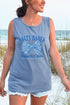 Blue Salty Babes Comfort Colors Cotton Tank Top