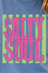 Striped Salty Soul Comfort Colors Cotton Tank Top