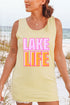 Golden Hour Lake Life Comfort Colors Cotton Tank Top