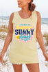 Made For Sunny Days Comfort Colors Cotton Tank Top