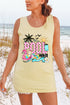 Livin The Pool Life Comfort Colors Cotton Tank Top