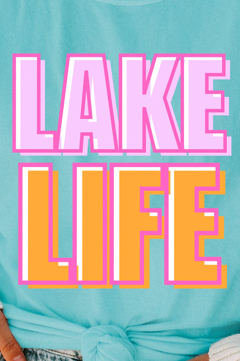 Golden Hour Lake Life Comfort Colors Cotton Tank Top