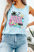 Livin The Pool Life Comfort Colors Cotton Tank Top