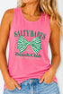Green Salty Babes Comfort Colors Cotton Tank Top