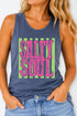 Striped Salty Soul Comfort Colors Cotton Tank Top