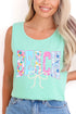 Saltwater Sweetheart Beach Comfort Colors Cotton Tank Top