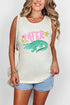 Pink Later Gator Comfort Colors Cotton Tank Top