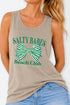 Green Salty Babes Comfort Colors Cotton Tank Top