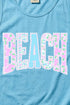 Seaside Lace Series Comfort Colors Cotton Tank Top