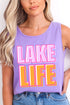 Golden Hour Lake Life Comfort Colors Cotton Tank Top