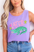 Pink Later Gator Comfort Colors Cotton Tank Top