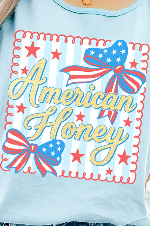 American Honey Comfort Colors Cotton Tank Top