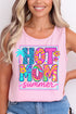 Hot Mom Summer Comfort Colors Cotton Tank Top