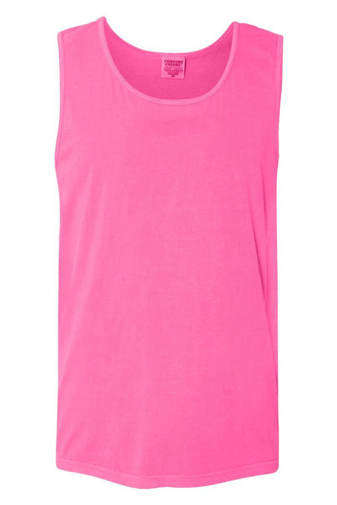 Distressed Pool Bum Comfort Colors Cotton Tank Top