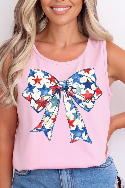 Patriotic Coquette Comfort Colors Cotton Tank Top