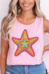 Sparkling Starfish Comfort Colors Cotton Tank Top