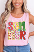 Watermelon Summer Comfort Colors Cotton Tank Top