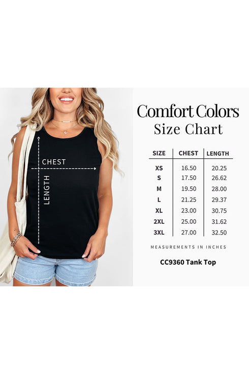 Chill The Fourth Out Comfort Colors Cotton Tank Top