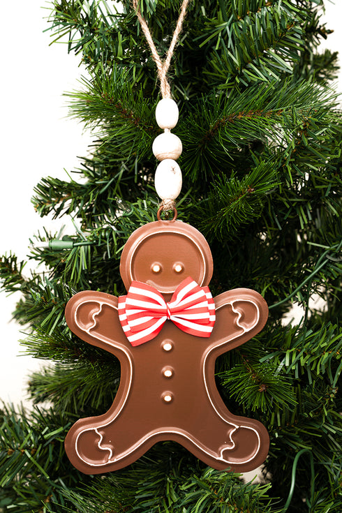 10.75 x 5.75 Gingerbread Boy Hanging Decor