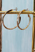 Skyline Shine Goldtone Hoop Earrings