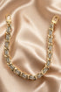 Iridescent It Girl Goldtone Purse + Pants Chain