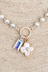 Evermore Quatrefoil Two-Tone Beaded Necklace