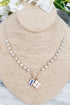 Evermore Quatrefoil Two-Tone Beaded Necklace