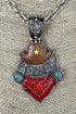 Old West Howdy Silvertone Necklace