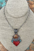 Old West Howdy Silvertone Necklace
