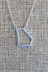 Georgia Luxe Crystal Silvertone Necklace