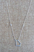 Georgia Luxe Crystal Silvertone Necklace