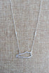 Kentucky Luxe Crystal Silvertone Necklace