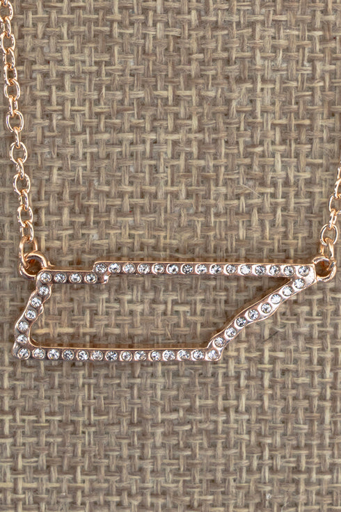 Tennessee Luxe Crystal Goldtone Necklace