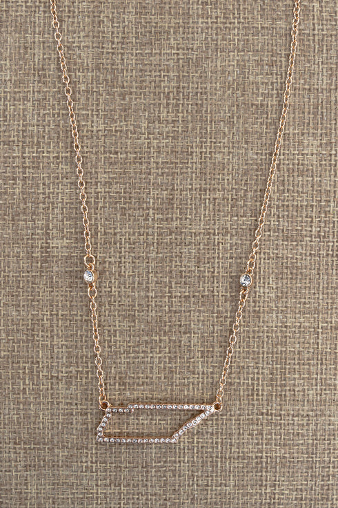 Tennessee Luxe Crystal Goldtone Necklace