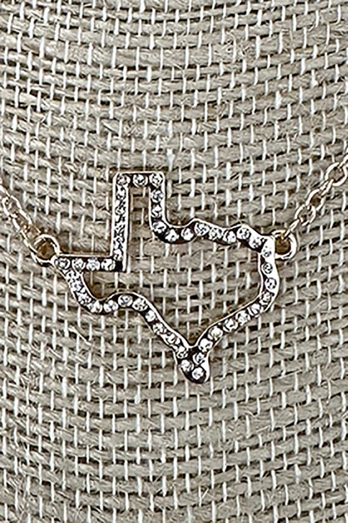 Texas Luxe Crystal Goldtone Necklace