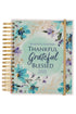 2025 Thankful Grateful Blessed 18-Month Wirebound with Elastic Planner