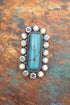 Turquoise & Iridescent Sagebrush Shine Stretch Ring