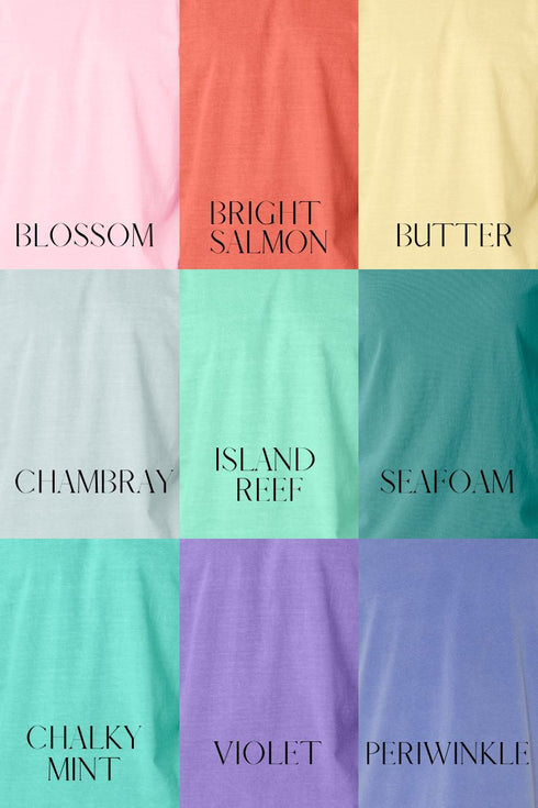 Tone On Tone Wifey Comfort Colors Adult Ring-Spun Cotton Tee