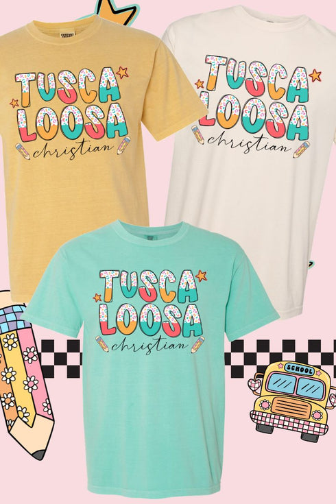 Funky Leopard Tuscaloosa Christian Comfort Colors Adult Ring-Spun Cotton Tee