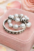 Uptown Glow Silvertone Bracelet Set
