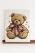 Be Mine Bear Stretched Canvas Print
