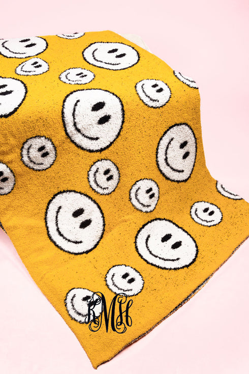 SALE! Cozy Cuddles Big Smiles Blanket